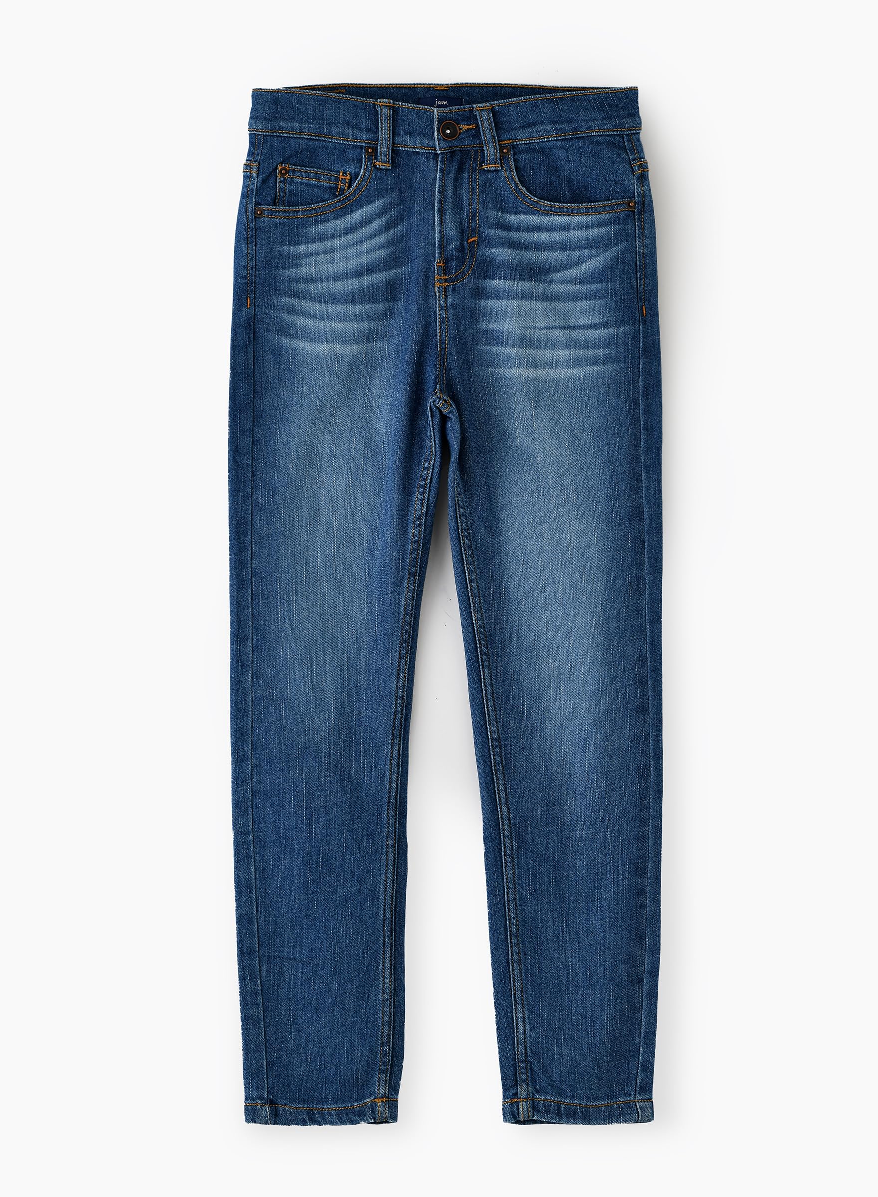 jamBoys Basic Denim Jeans, Soft and Comfortable Cotton-Blend Denim Jeans, Perfect for Everyday Wear