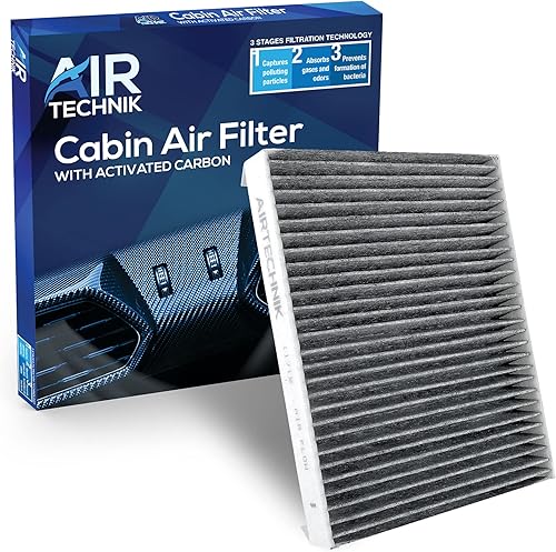 Miniatura 179 de AirTechnik Filtro de aire de cabina CF11670 con carbón activado Compatible con Ford Ecosport 2018-2022, Fiesta 2011-2019 - BE8Z-19N619-A