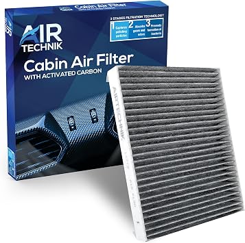 AirTechnik CF11719 Cabin Air Filter w/Activated Carbon | Fits Select Mercedes-Benz Vehicles 2015-2025 C300, GLC300, GLE350, GLE43 AMG, ML350, E300,E450, E350, C43 AMG - CU25002 / 166 830 0218