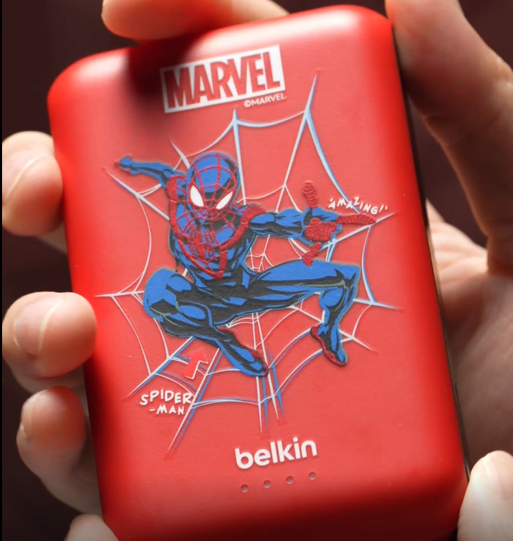 Amazon | 【スパイダーマン】Belkin モバイルバッテリー(10000mAh 20W
