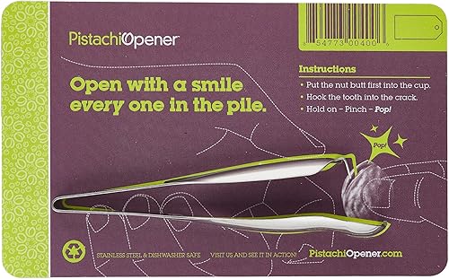 Miniatura 5 de One PistachiOpener - (1) Abridor de tuercas de pistacho - Con solo una pizca estallan