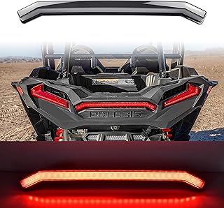 SAUTVS UTV Center Tail Light, Rear Center Accent Lamp Taillight OEM Replacement for Polaris RZR XP 1000 Turbo Sportsman 1000 XP 2019 2020 2021 2022(Smoked Black)