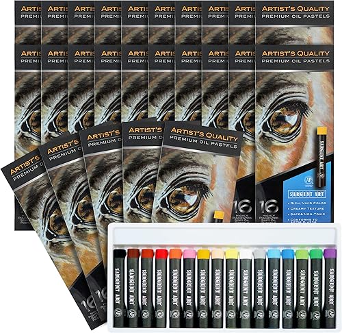 Sargent Art 400 pasteles al óleo de artista, 25 paquetes de 16 colores, 22-2031