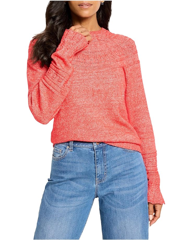 NIC+ZOE Textural Dot Cozy Sweater - Main View