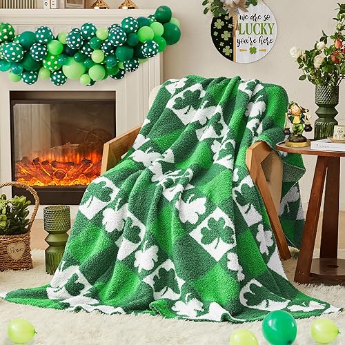 Vista 24 de CYMULA Manta de Punto Súper Suave Tamaño Throw Beige - Ligera Afelpada Esponjosa Mullida Cálida Acogedora Mantas y Throws para Sofá Cama Uso