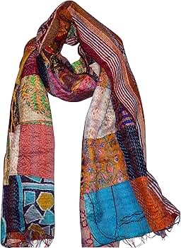 Amazon.com: Marusthali Silk stole for women Indian Sari
