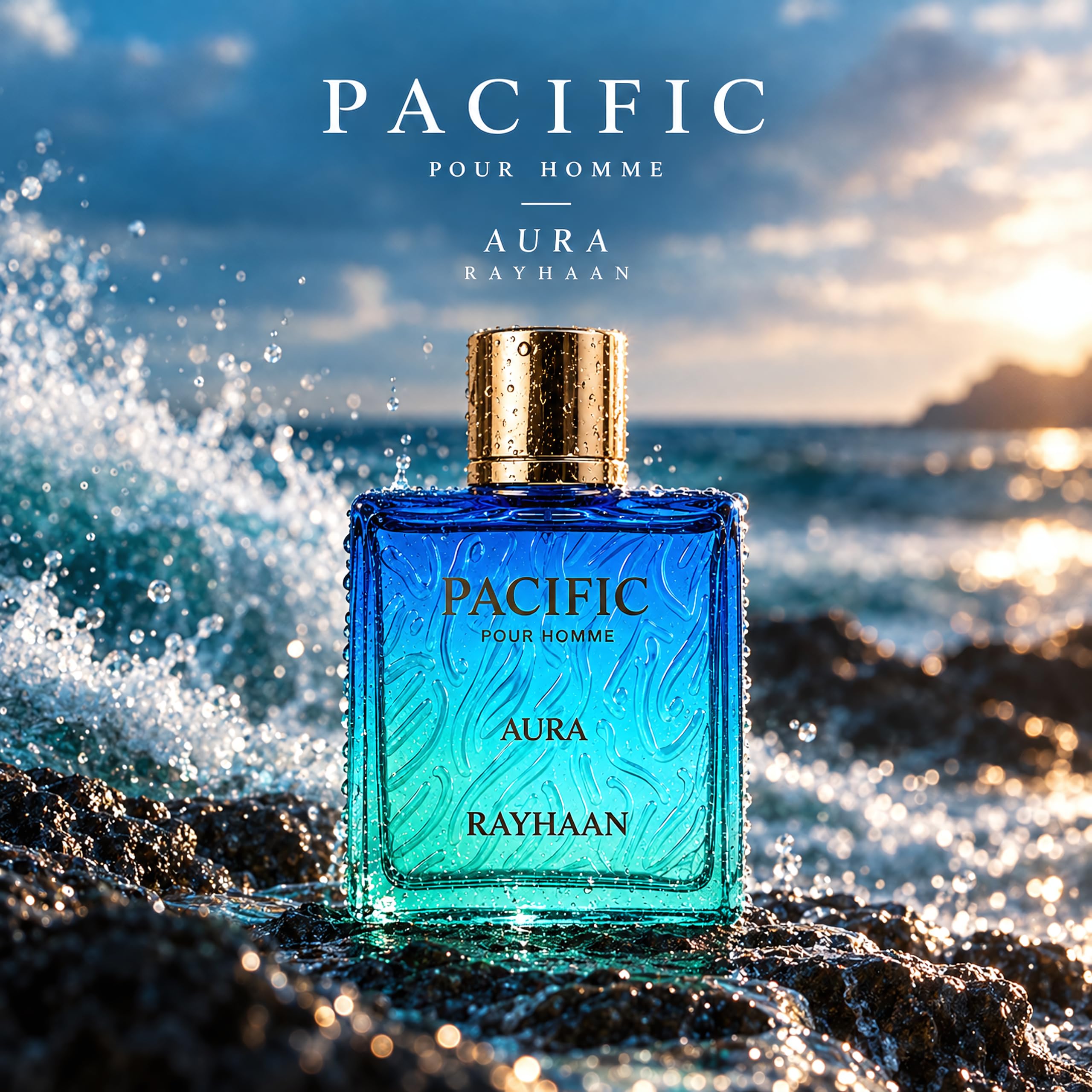 RAYHAAN Pacific Aura - Citrus, Aromatics, Mint, Amber, Fresh - Eau
