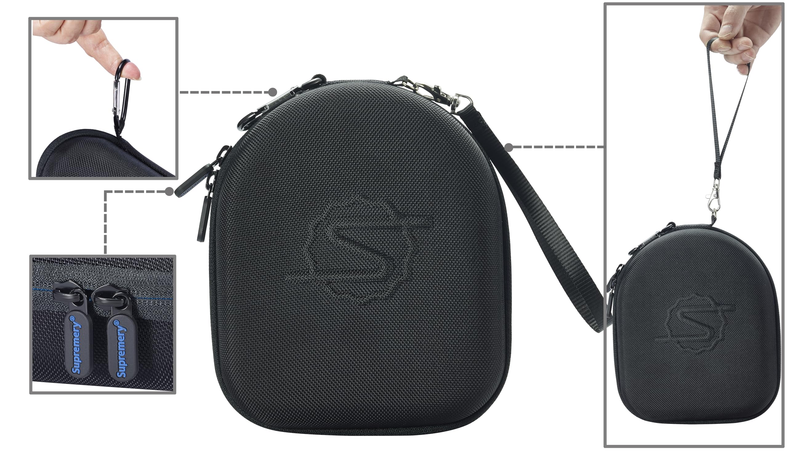Torba kompatybilna z ochronnikami słuchu Honeywell Howard Leight Impact Sport Case - Wytrzymała, ochronna torba do przechowywania