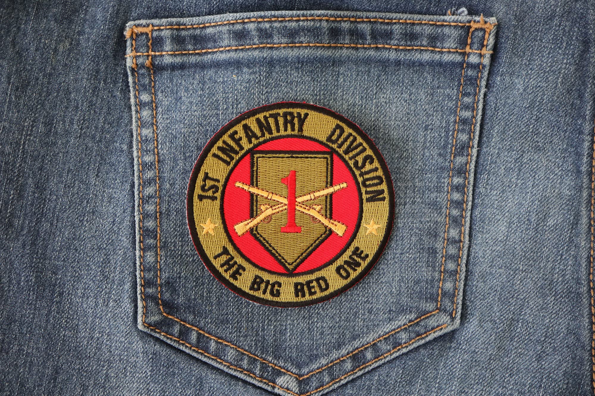 1st Infantry Division "Big Red One" Veteran Sticker - 4"x4" Die-Cut Decal