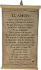 1a Corintios 13 El Amor El Que Ama Tiene Paciencia Pergamino Poster Bendicion Ready to Hang 14 x 8.5 in. Rustic Wall Art Gift Regalo Biblia