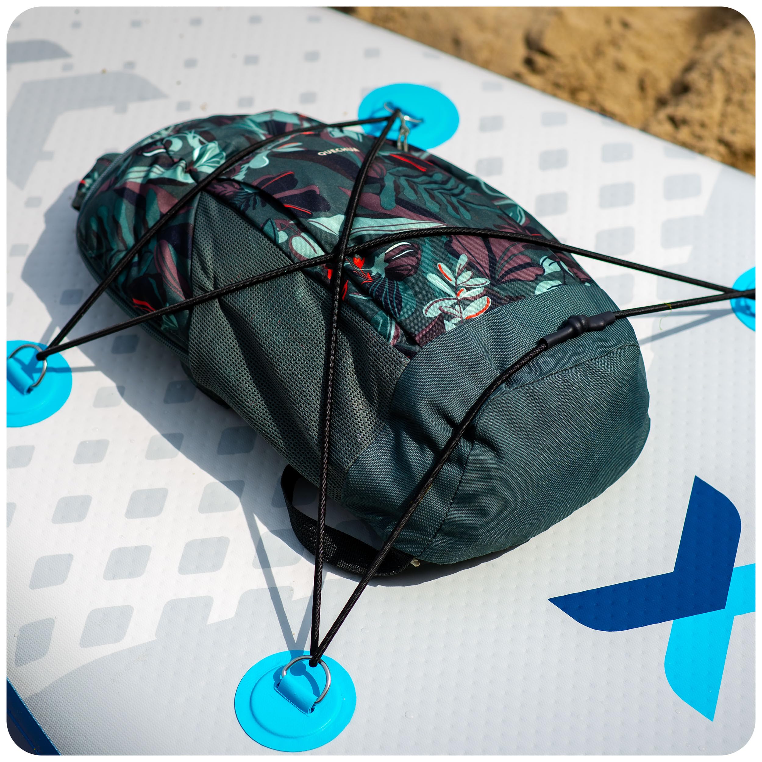 Neo-Sport Deska SUP Nadmuchiwana - 320 cm - Zestaw z Akcesoriami - Ręczna Pompka Wiosło Leash Plecak - Aquasurf 10.6