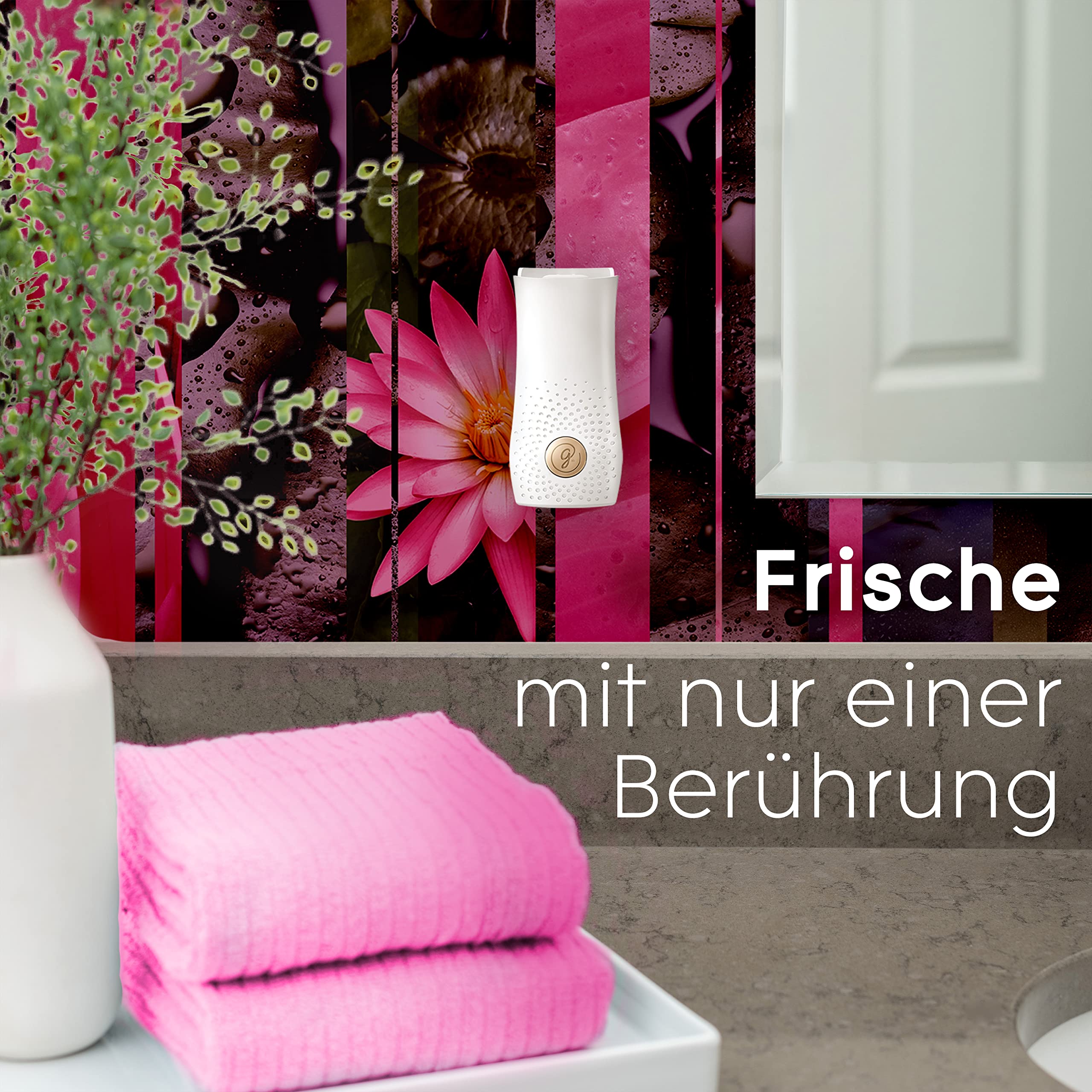 Glade Touch & Fresh (Brise One Touch) Nachfüller, Lufterfrischer Minispray, Relaxing Zen, 1er Pack (1 x 10 ml)