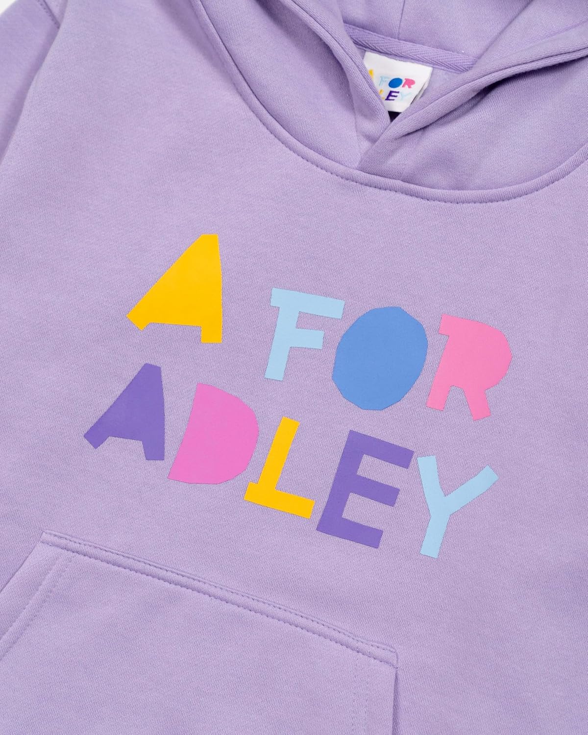 A FOR ADLEY BFF Hoodie Stylized With the Rainbow Logo, Used To Show Off Your Love of Adley and Her YouTube Videos