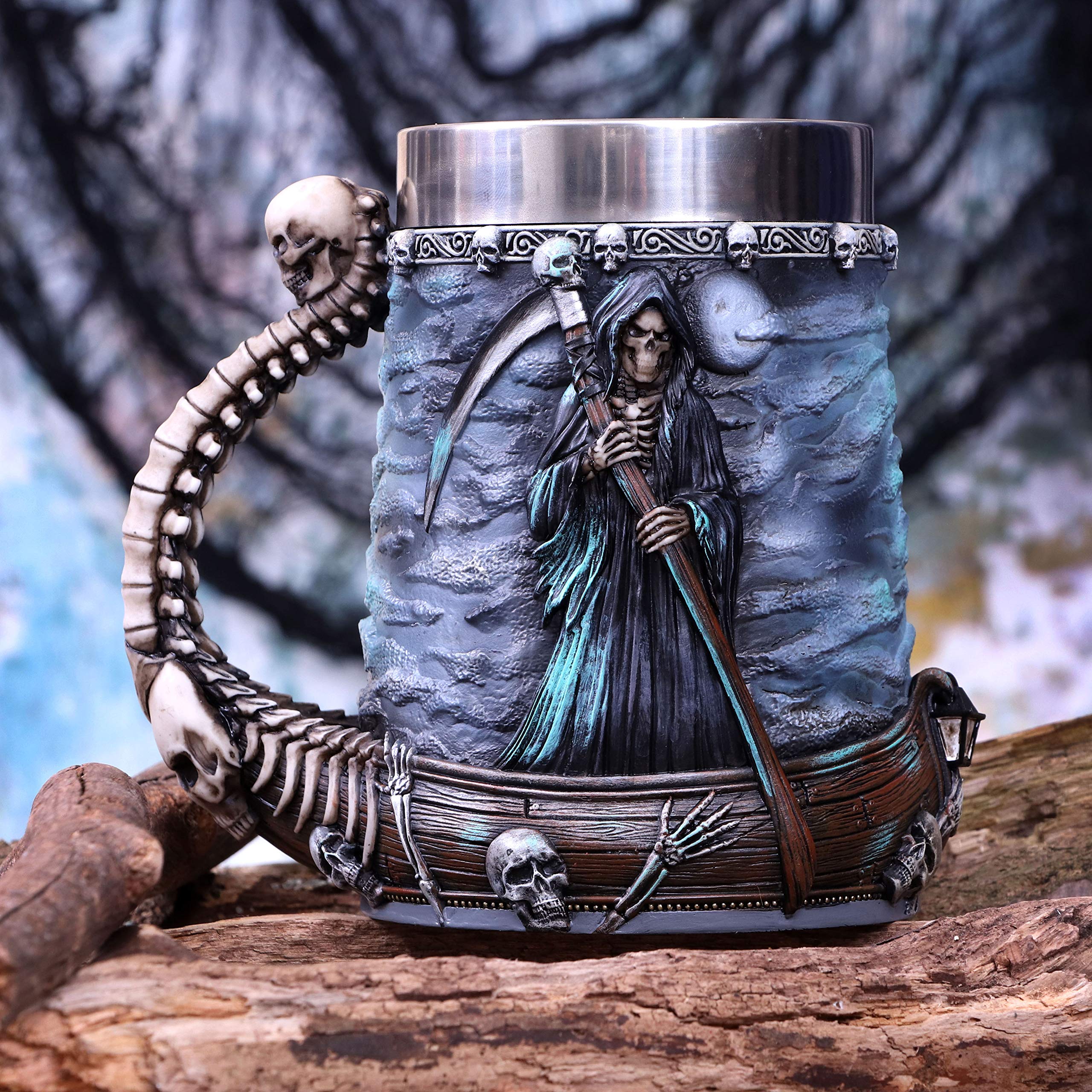 Nemesis Now River Styx Tankard Unisexe Chope à bière multicolore Polyrésine
