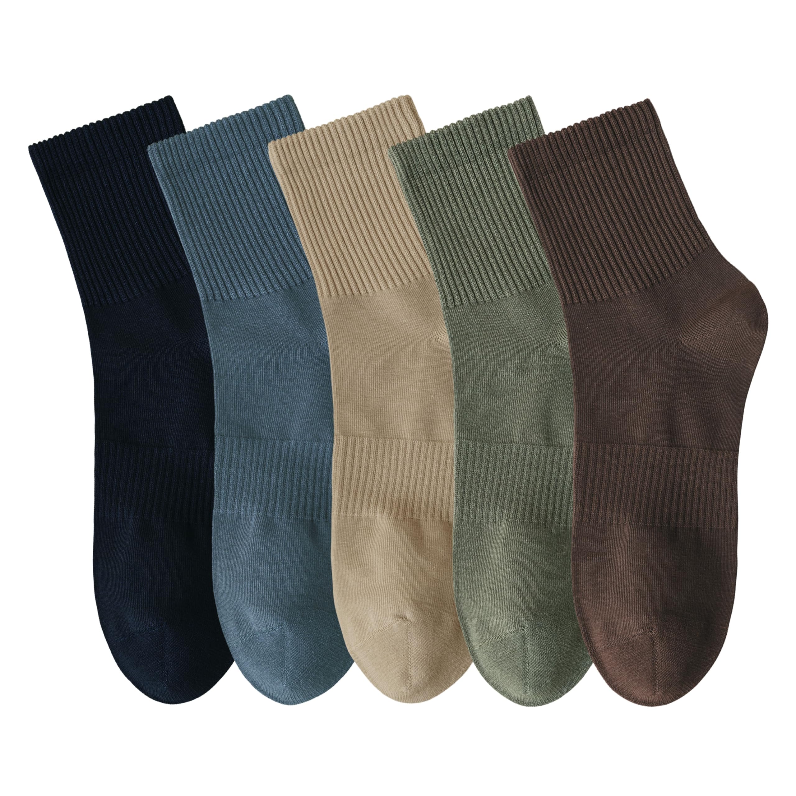 Calcetines deportivos de algodón para hombre, ligeros, absorben la humedad, control de olores, calcetines deportivos para hombre, 5 pares