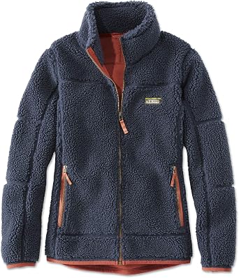 L.L.Bean Womens Mountain Pile Fleece Jacket, US Fit, Regular
