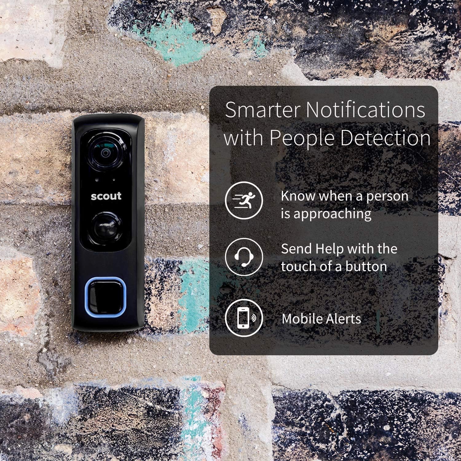 🔥 Crаzу Dеаlѕ Scout Alarm Video Doorbell - 1080p - Simple Setup - Standalone or Compatible Accessory Device for The Scout Security System