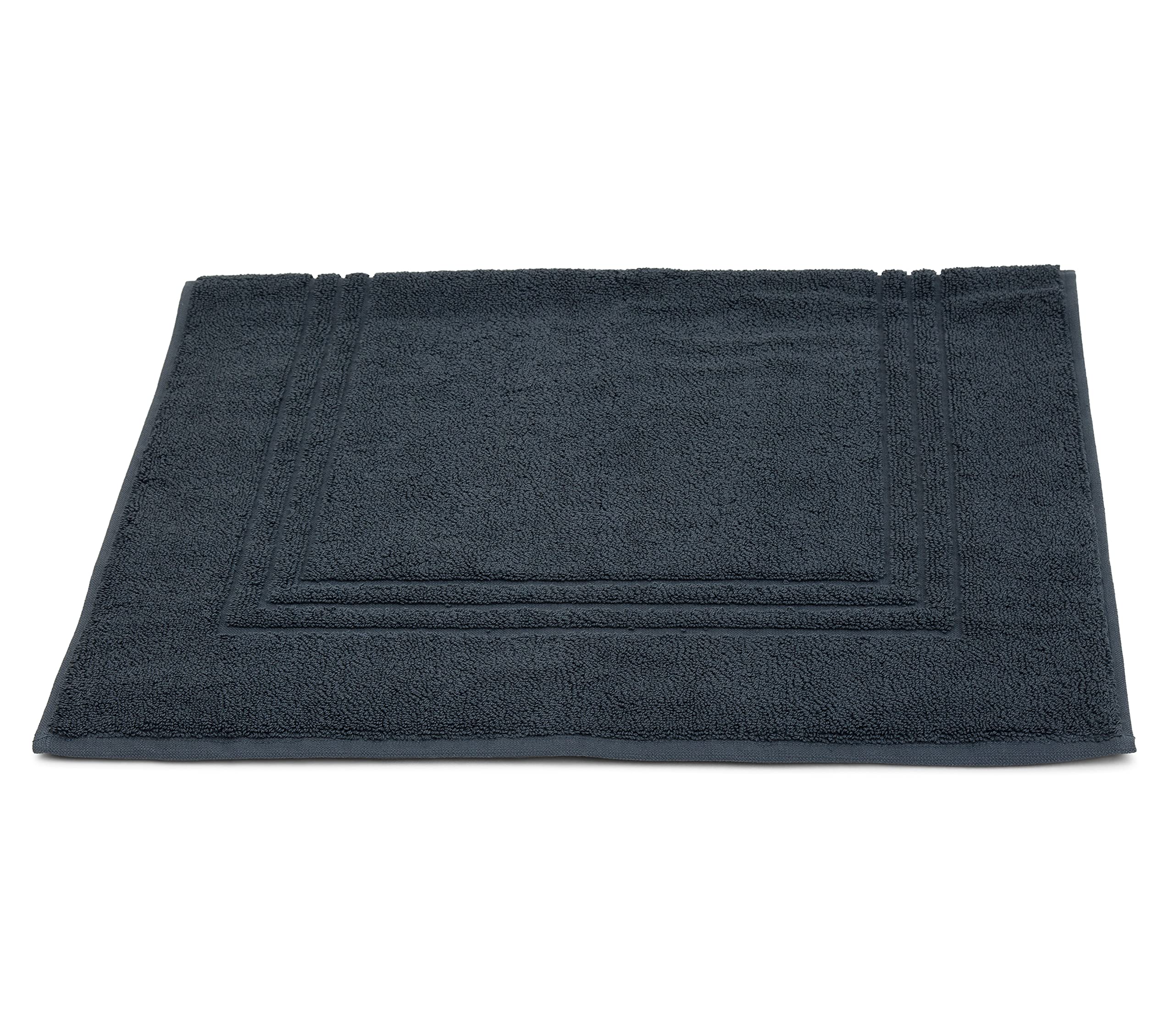 TowelSelections Pearl Collection Luxury Soft Towels – 100% Turkish Cotton, Made in Turkey, Charcoal, Bath Mat