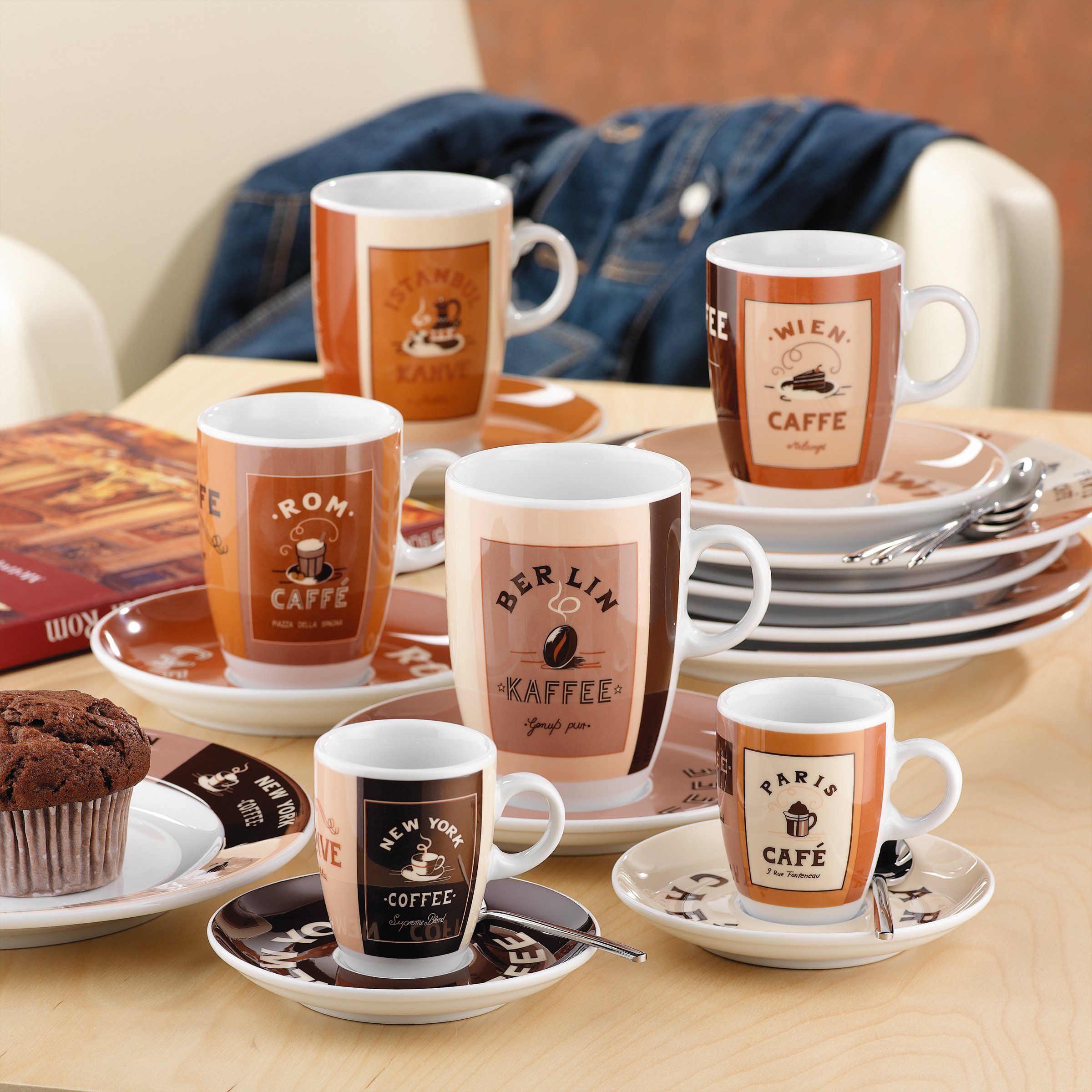 Seltmann Weiden Keramik Espresso Tasse mit Griff, Weiß, 6 Stück, 0.15 Liter, VIP. Uni 00003