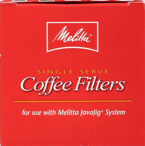 Miniatura 3 de Melitta JavaJig - Filtros de café de papel de una sola porción de repuesto, color blanco, 60 unidades