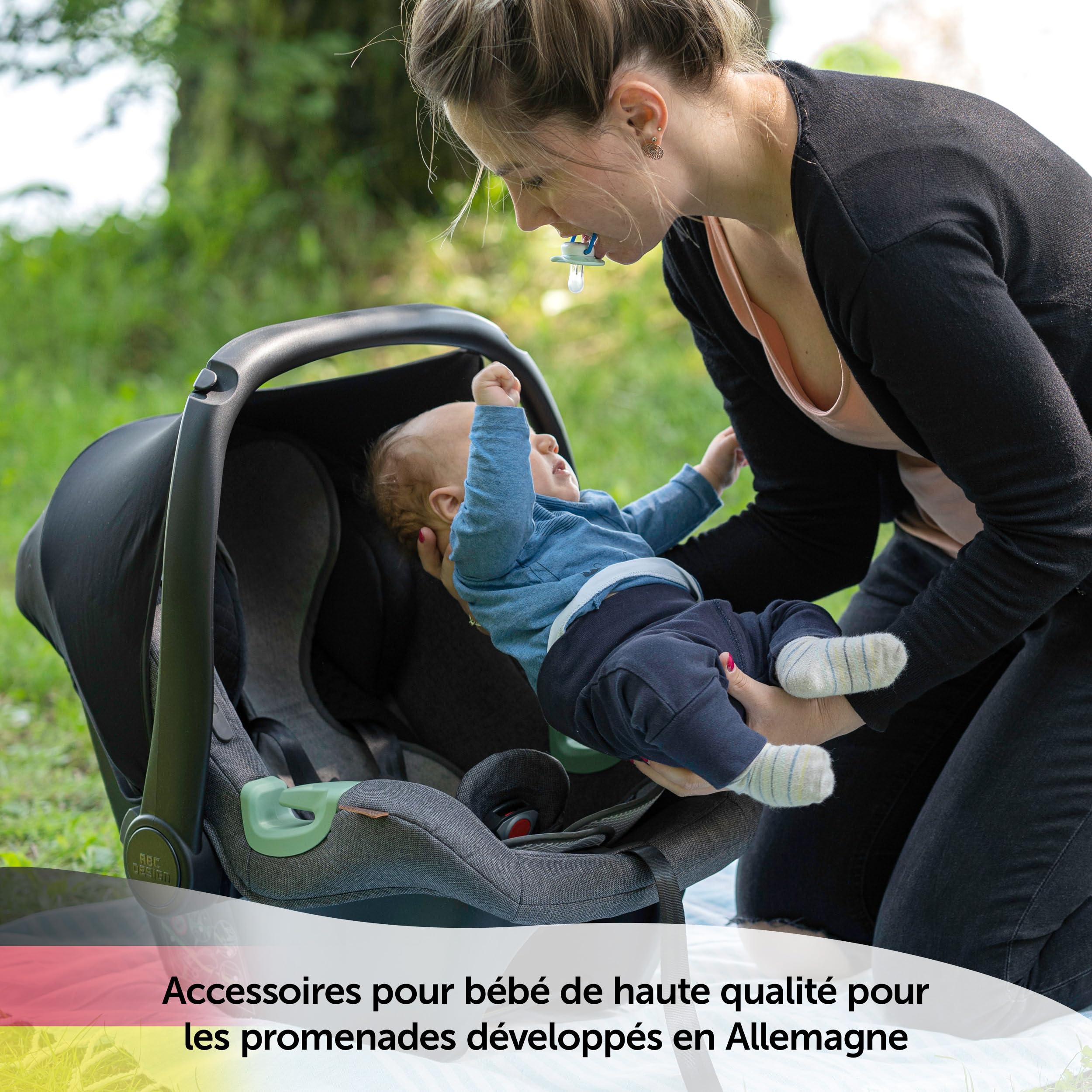 Coussin Siege Auto Été, Compatible avec Maxi-COSI, Cybex et Autres, Assise pour Cosy Bebe Respirante, Anti-Transpiration, Protège des Taches, Gris