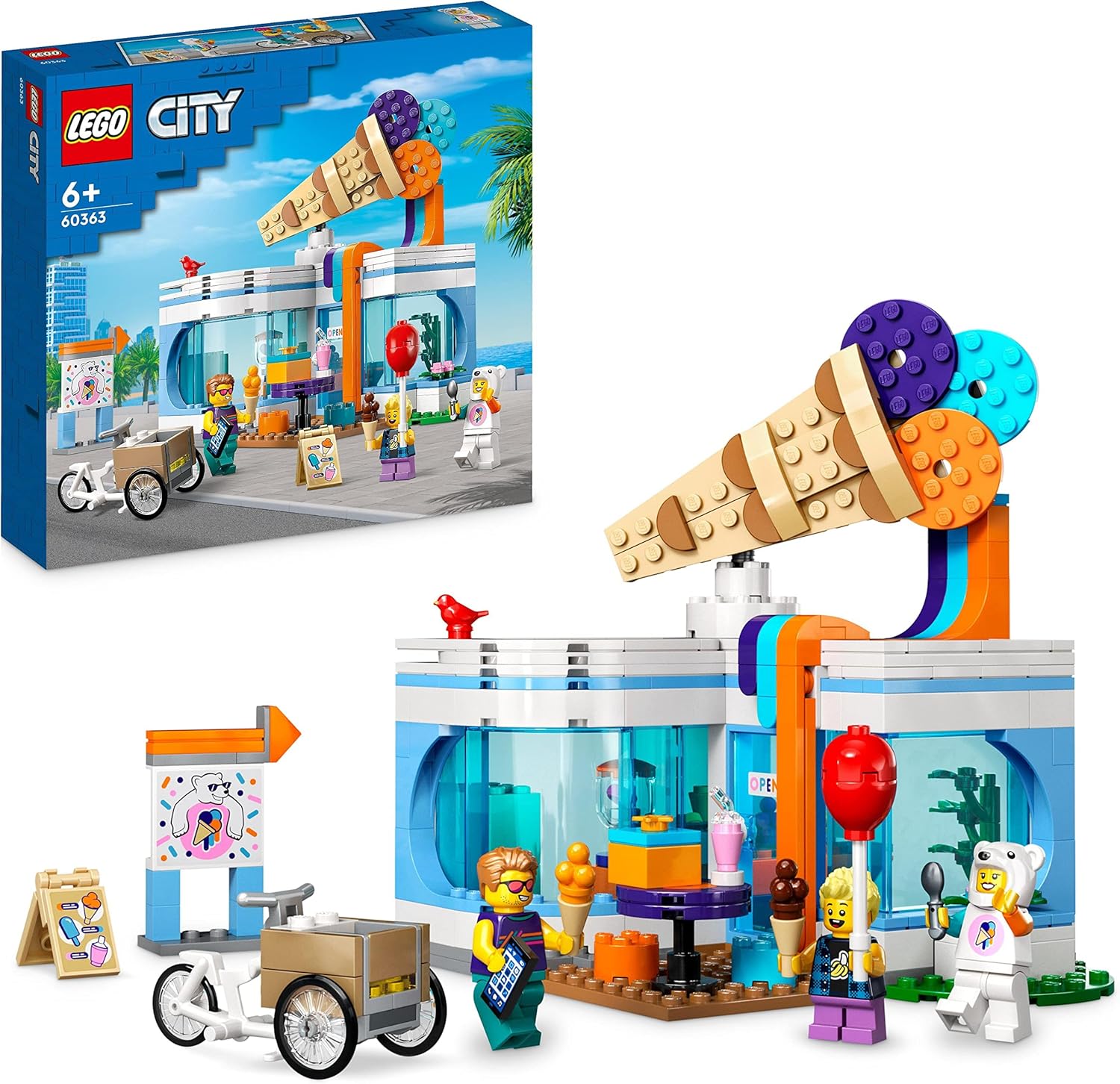LEGO City Ice-Cream Shop Toy with Minifigures Kuwait Ubuy