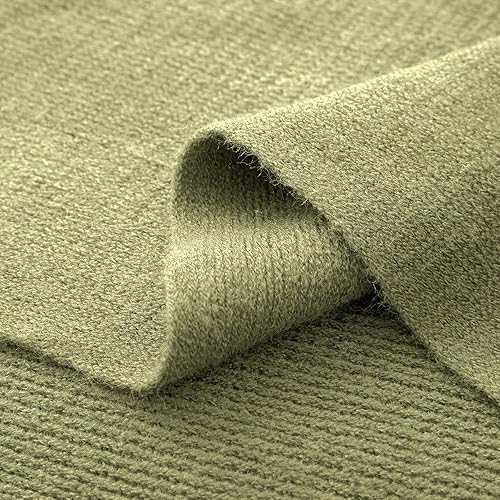 Miniatura 8 de Vonty Manta de punto verde oliva con borlas y flecos, 50 x 60 pulgadas, manta de punto súper suave, manta ligera decorativa de granja para sofá, cama