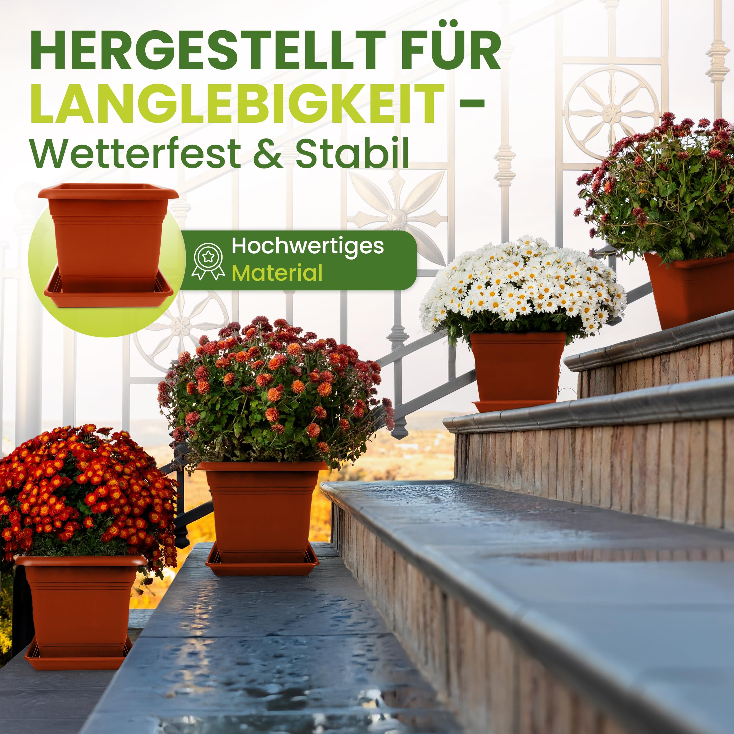 Carrez Cortenstaal Plantenbak Vierkant 60x60x60 met bodem | Adezz