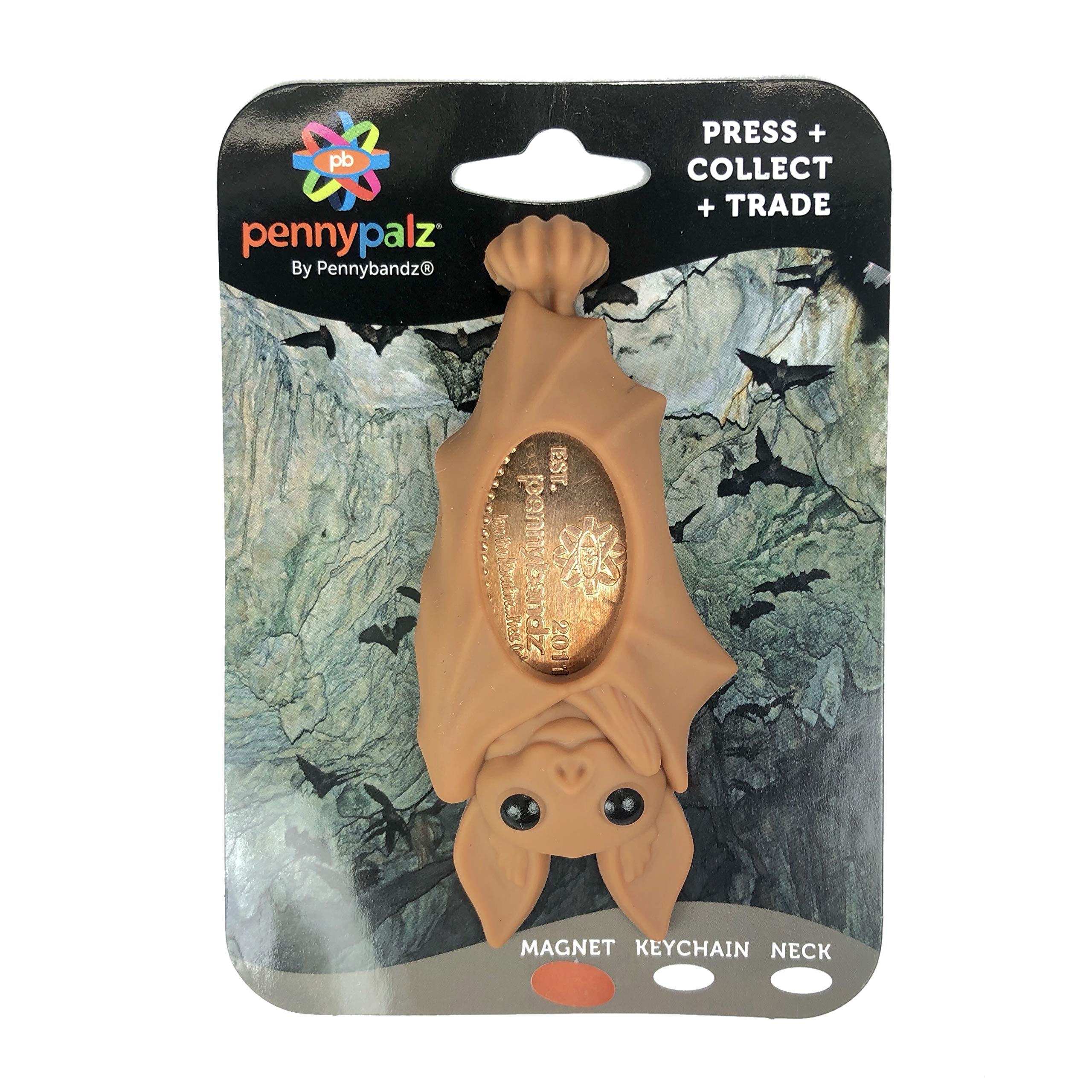 Amazon.com: PennyPalz by Pennybandz (Keychain, Bat) : Everything Else