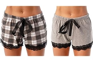 Womans Pajamas Shorts PJs 2pk