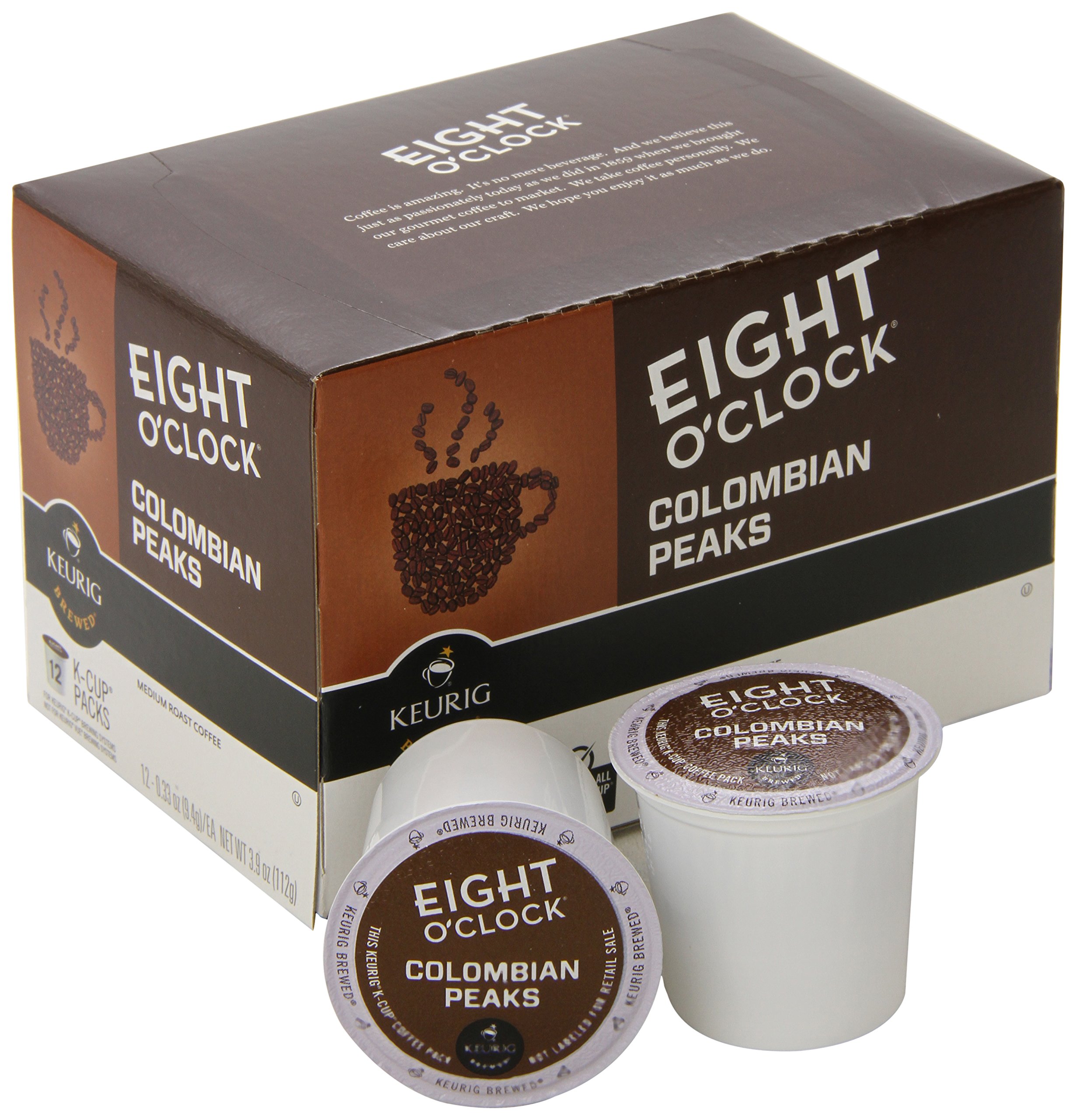 Amazon.com: Eight O'Clock Colombian K-Cups for Keurig K-Cup