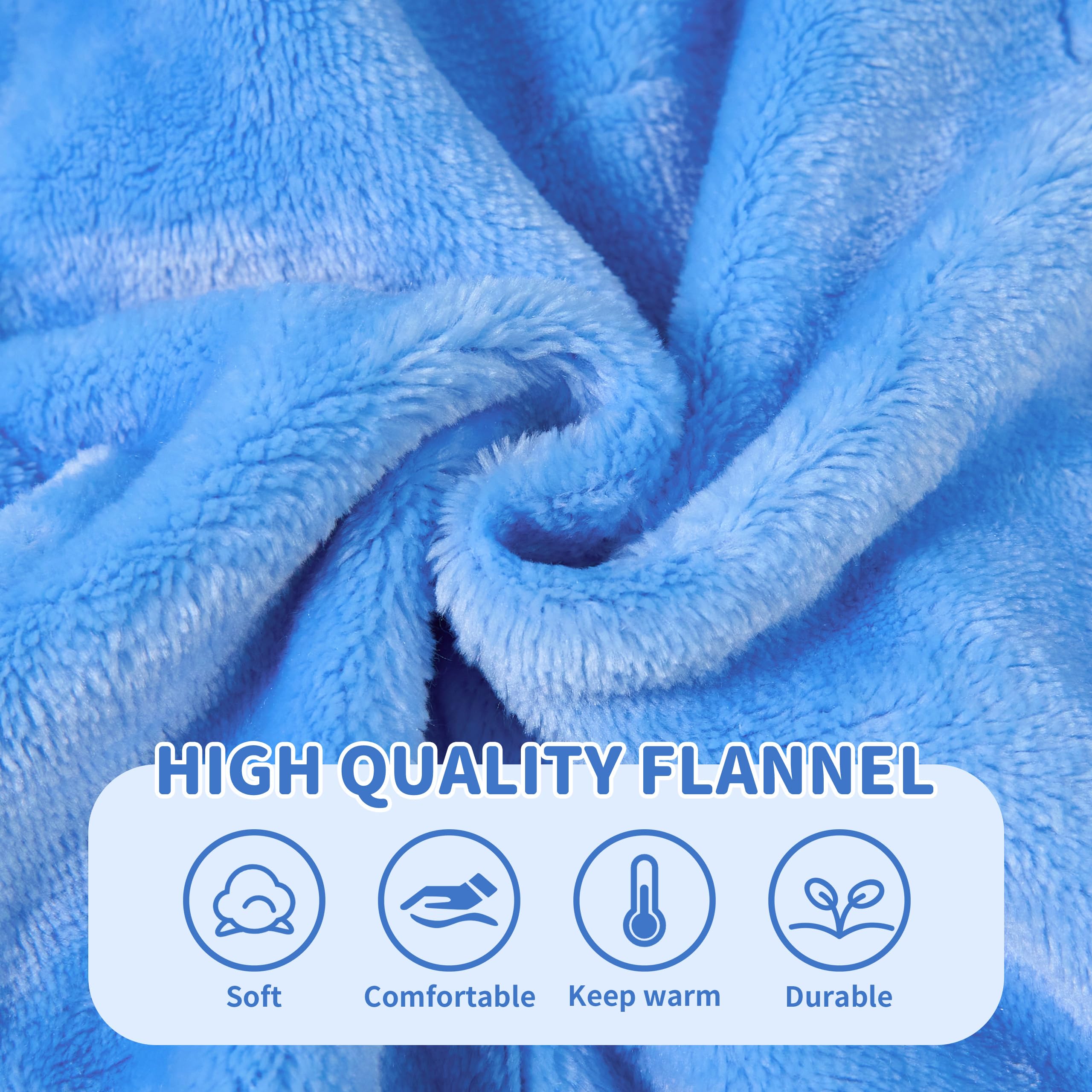 LOLANTA Costume da Dinosauro per Bambino Unisex, Costume da Animale con Cappuccio per Bambino, Tuta Sindacale in Flanella, Blu, 3-4 anni