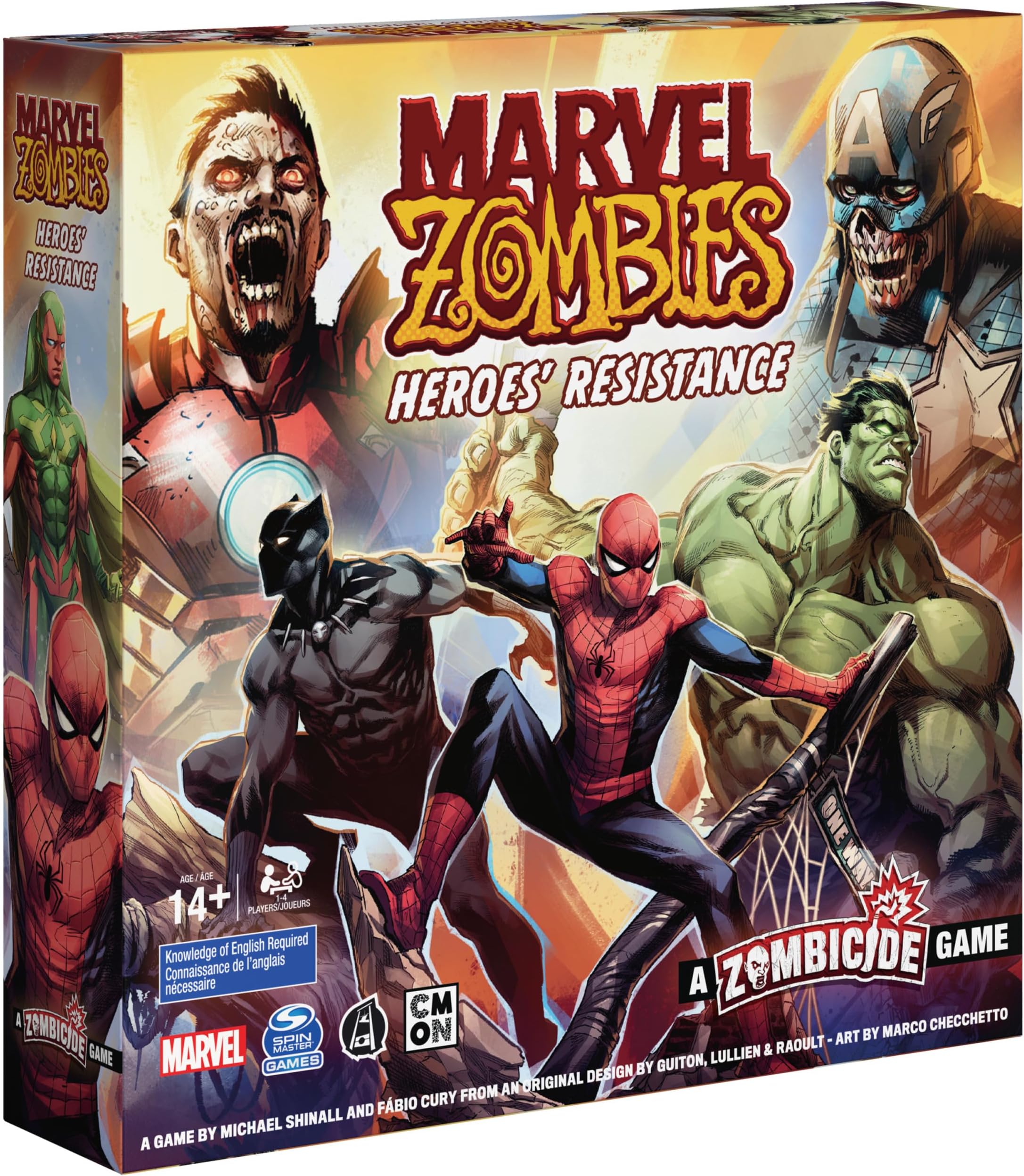 Spin Master Games Marvel Zombies: Heroesâ€™ Resistance, A Zombicide for Family Night, Marvel Comics Strategy Board , for Adults and Teens Ages 14 and Up, One Size