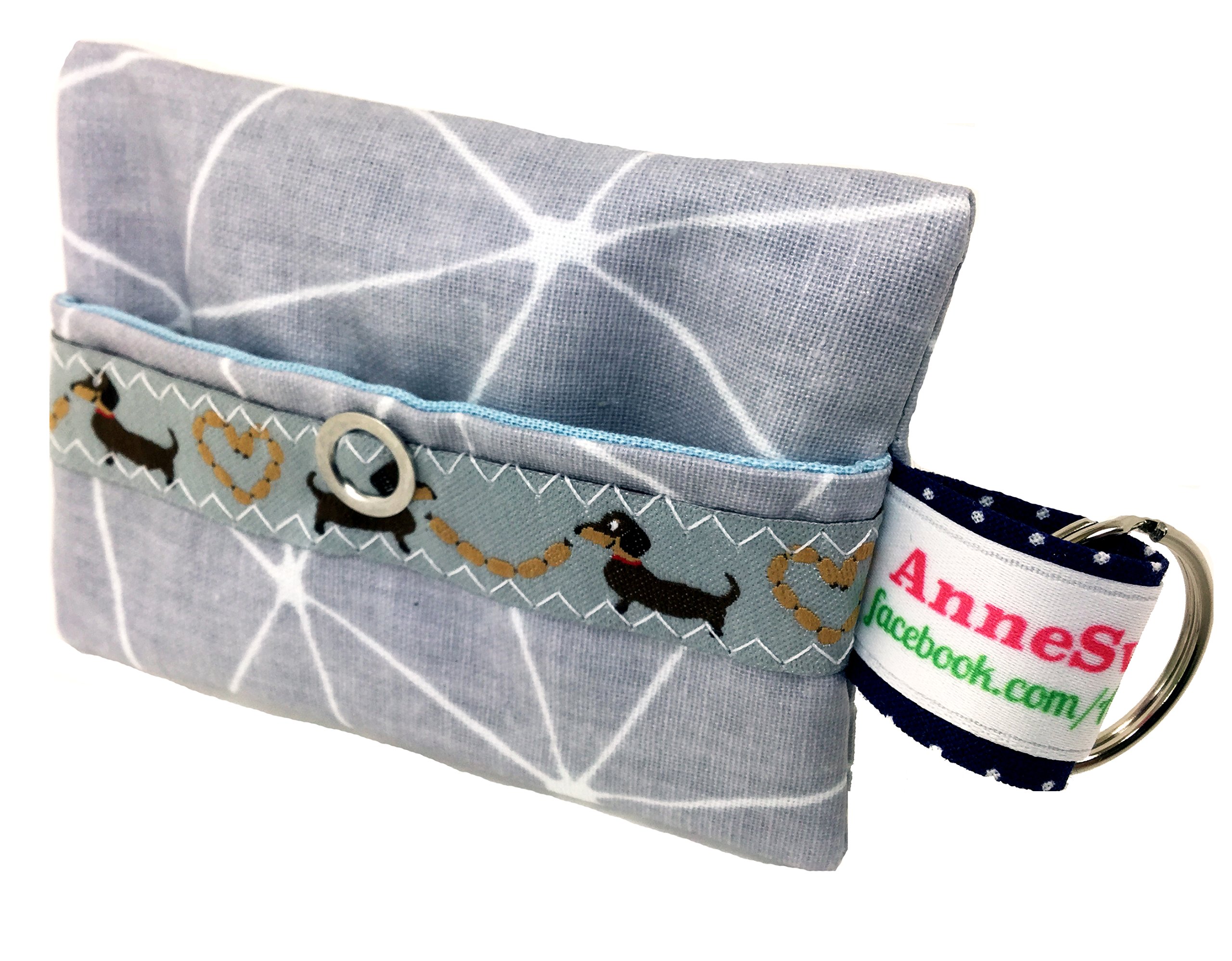 kackb eutel gris claro patrón hundekot – Dispensador de bolsas bolsa de perros de fuga erli funda de hule gassibeutel Caminar Waste regalo Perros Besitzer Poop Bag Chien