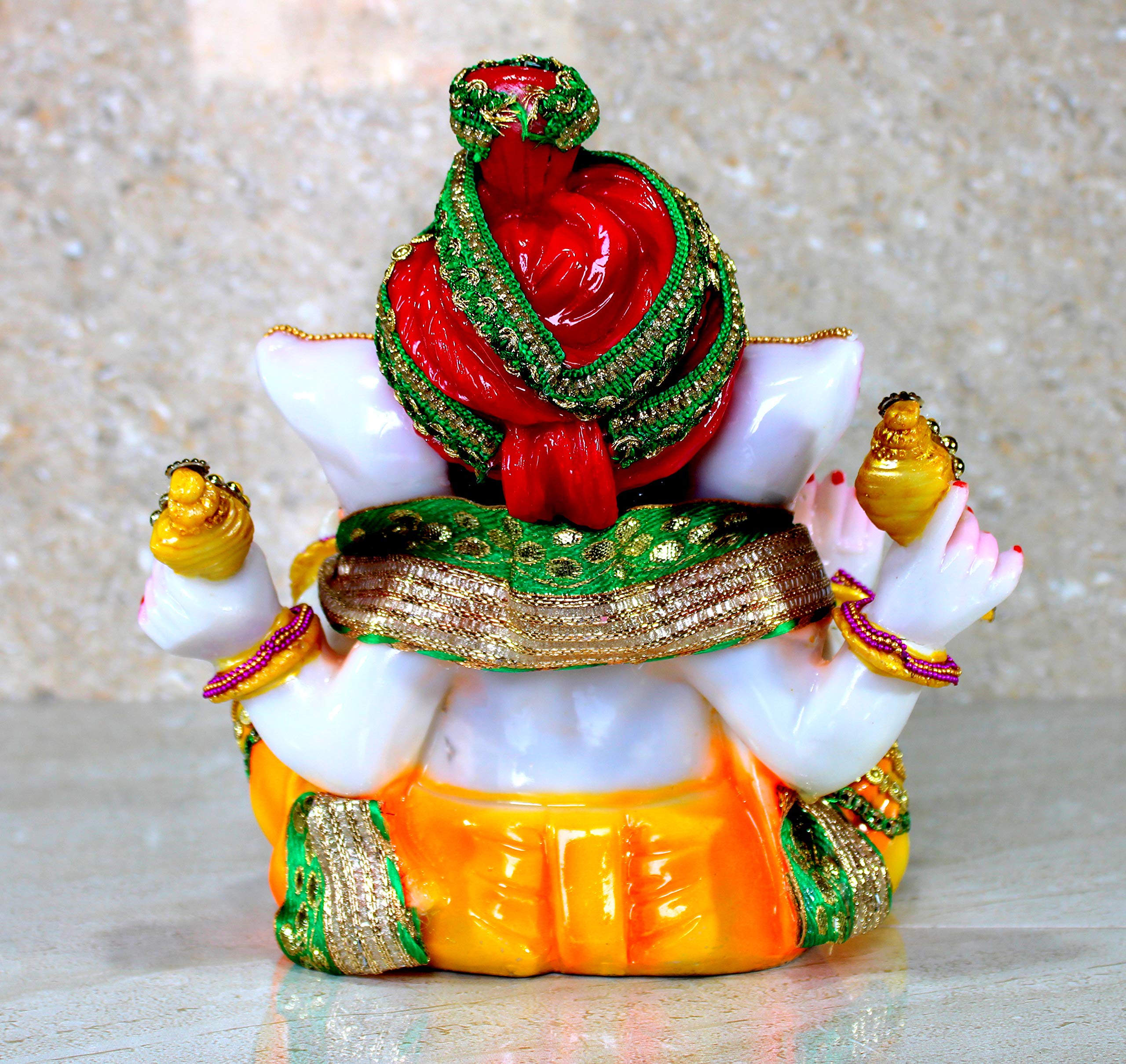 ESPLANADE Pagdi Ganesha Ganpati Murti Idol statuetka rzeźba (23 cm)