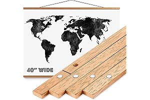 Magnetic Map Frame for Wall Art: Enhance Your Home Décor with Style and Convenience