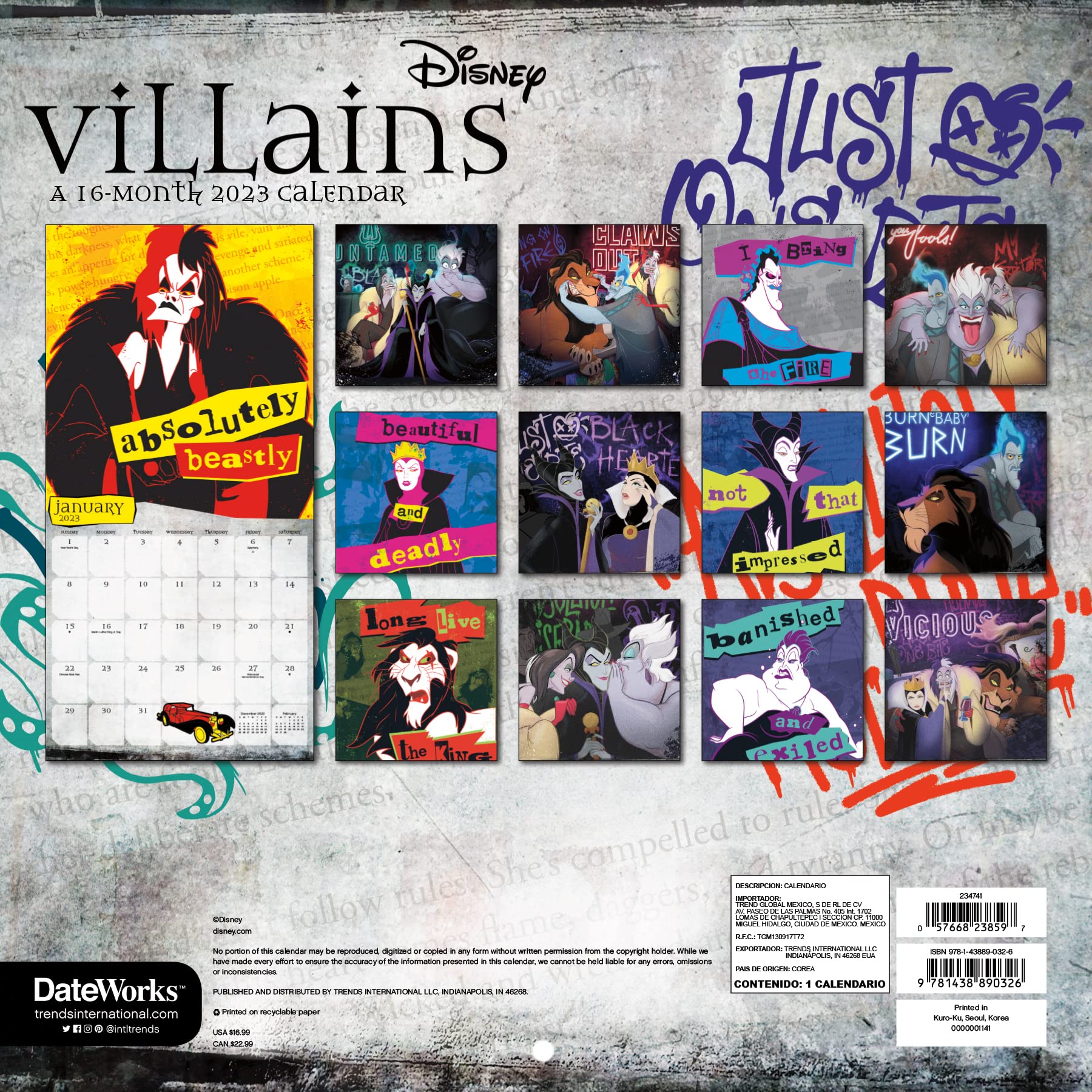 amazon-com-disney-villains-calendar-2023-deluxe-2023-disney-villains-wall-calendar-bundle-with-over-100-calendar-stickers-disney-villains-gifts-office-supplies-office-products