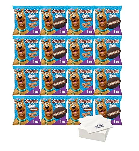 Scooby Snacks, Graham Cracker Treats, Canela y Chocolate, Paquete de 10
