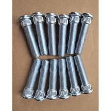 12pcs M14x1.5 Wheel Stud 610-004 16mm Knurl, 59.8mm Length Replacement for 2015-2025 Ford Expedition F150, 22-24 Bronco, Lincoln Mark LT Navigator