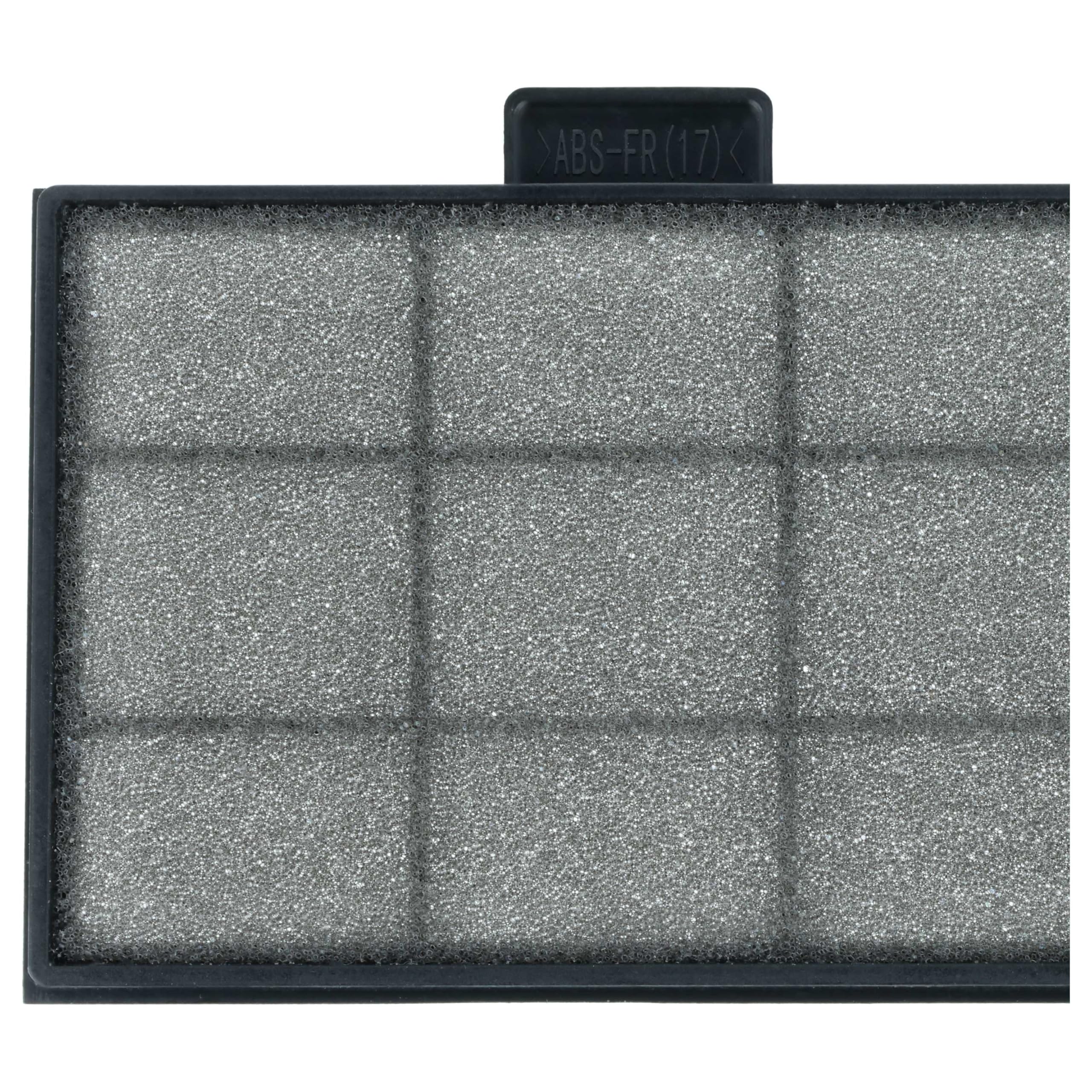 vhbw Luftfilter kompatibel mit Epson EB-E20, EB-E10, EB-S02, EB-S01, EB-FH08, EB-FH06, EB-E500 Beamer - Staubfilter 10,4 x 10,2 x 1 cm