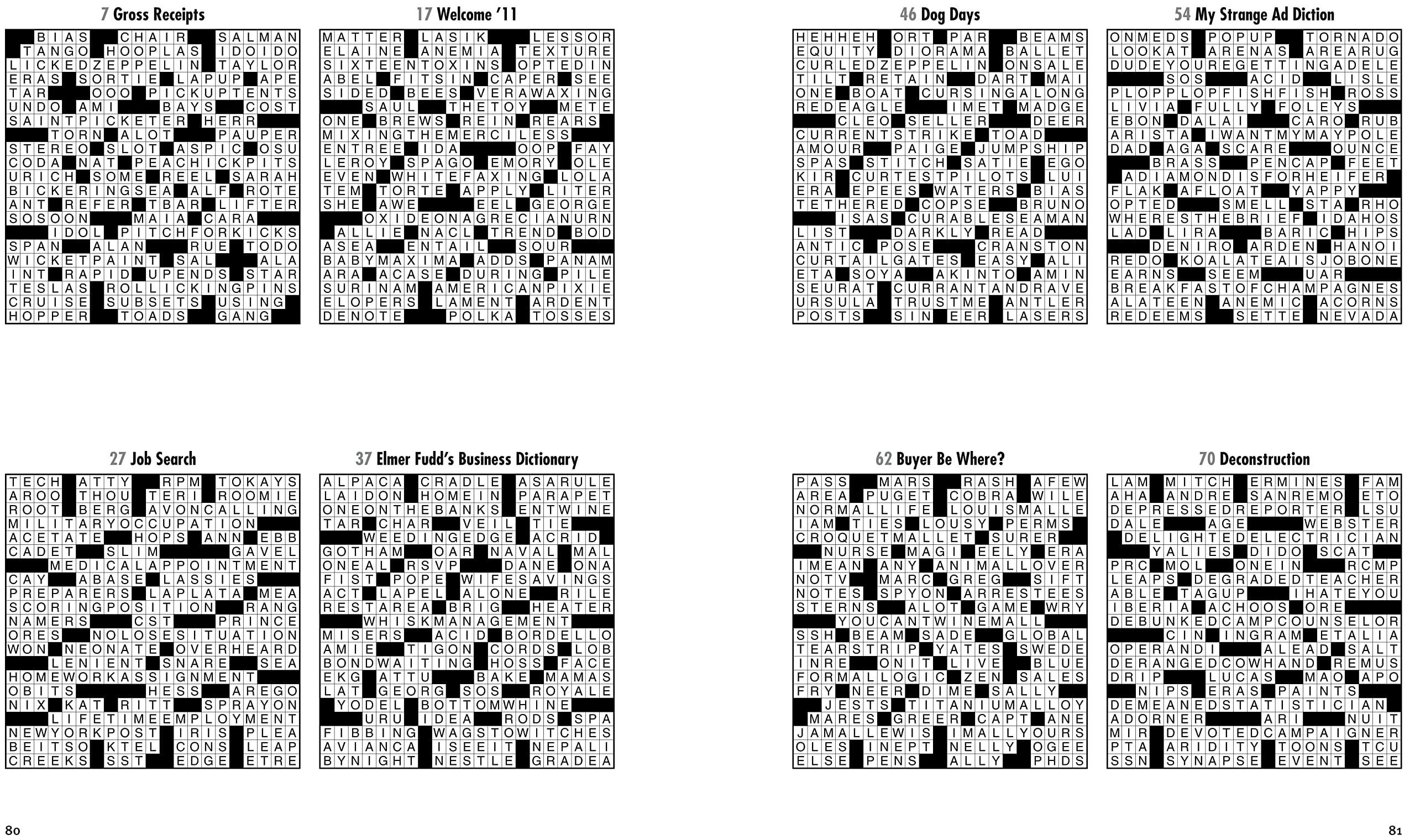 The Wall Street Journal Premium Sunday Crosswords: 72 AAA-Rated Puzzles (Wall Street Journal Crosswords, 4) - Image 5