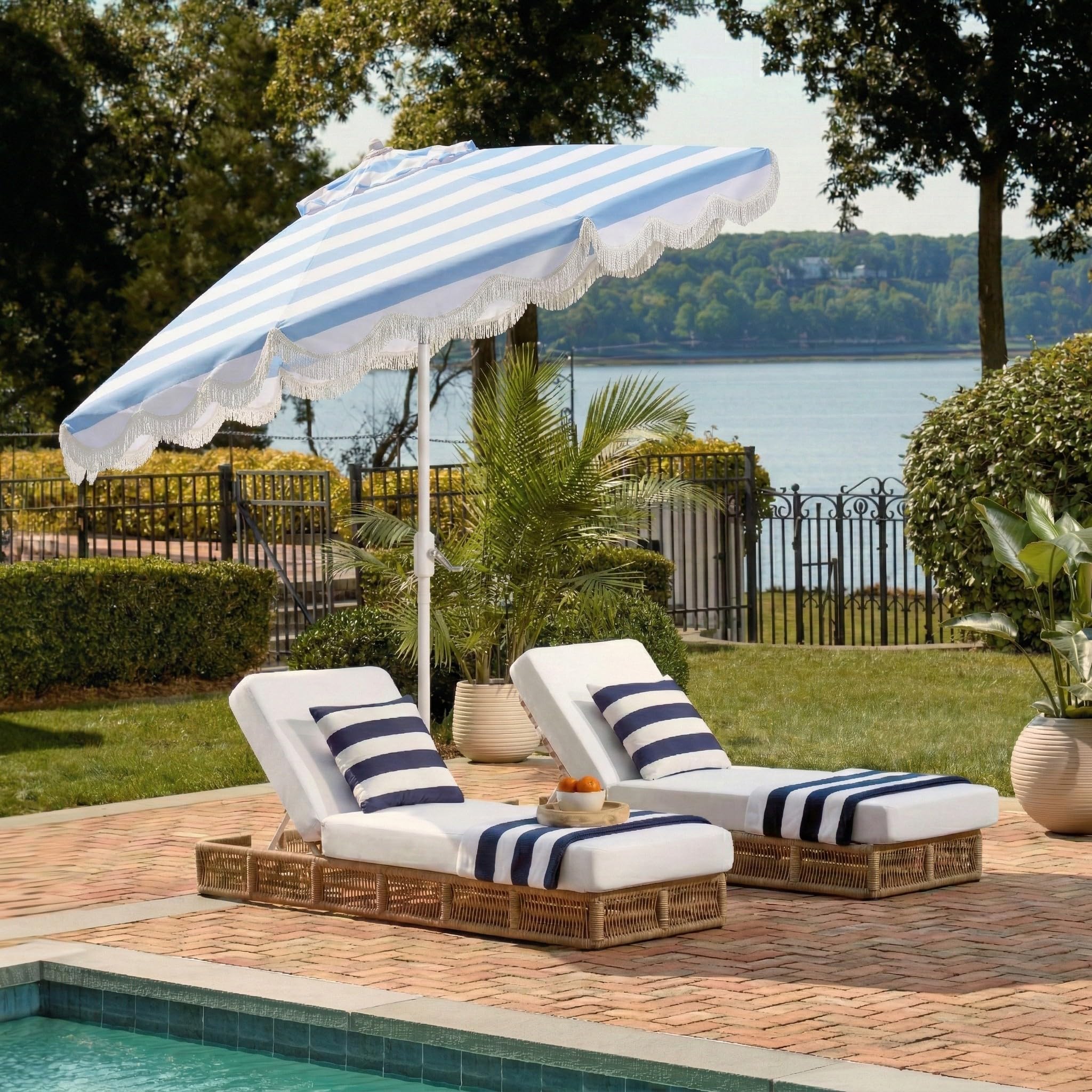 9 white patio umbrella PURPLE LEAF 9 ft White Cantilever Patio Umbrella with 360 Degree Rotation -  On Sale - Bed Bath & Beyond