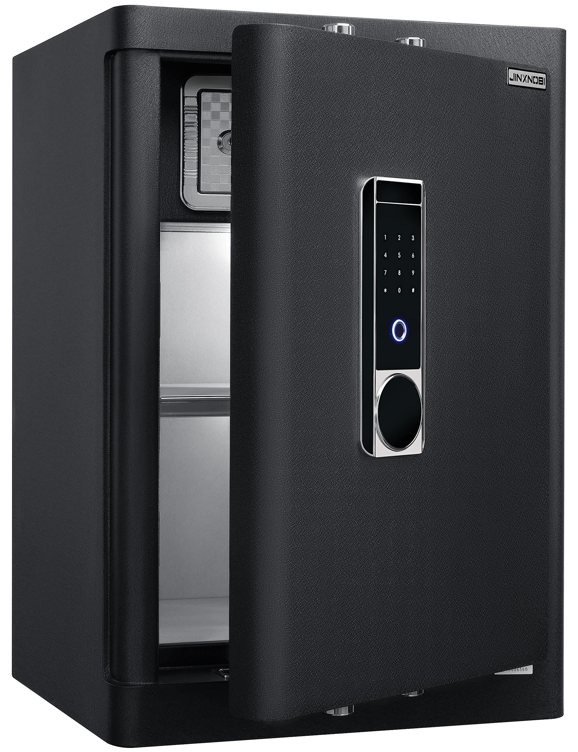 JINXNOBI Large Fingerprint Safes for Home, Luxury Security Safe Box 4