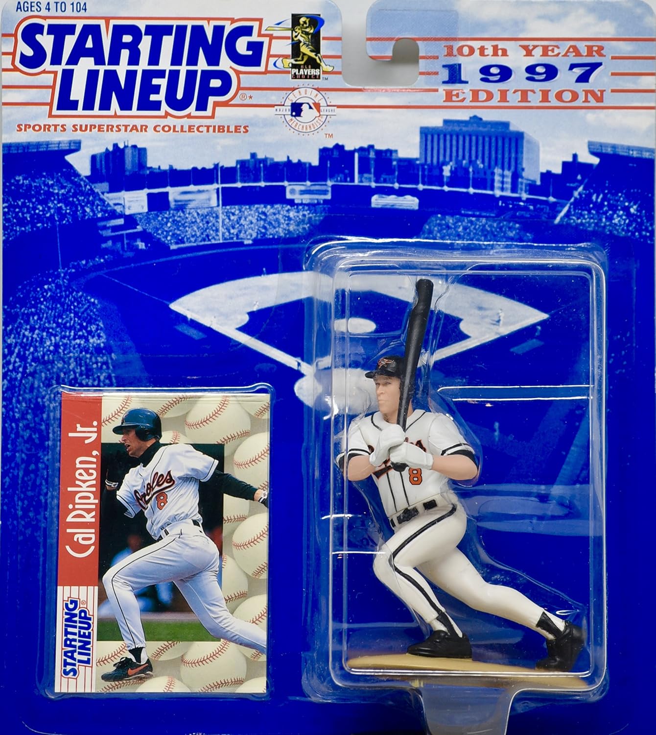 Starting Lineup 1997 MLB Cal Ripken Jr. Sports Fan Toy