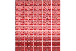 50-Piece Premium Solar Breaker Label Kit for Overcurrent Device Identification
