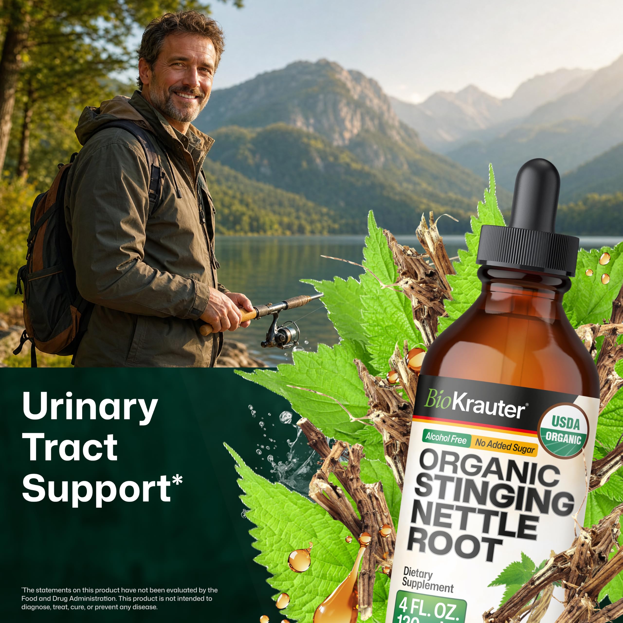 USDA Organic Stinging Nettle Root for Urinary, Seasonal & Immune - 4 Fl.Oz — Amazon image 2