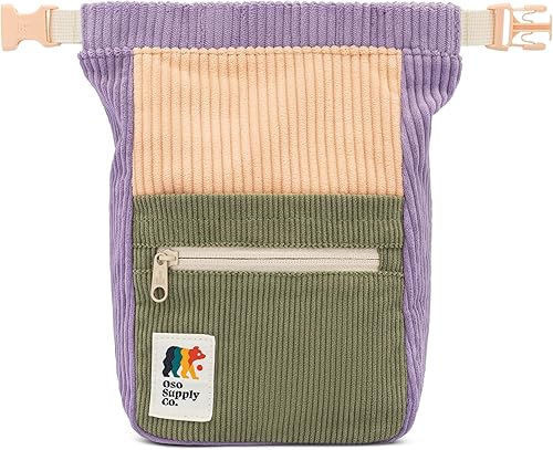 Miniatura 9 de Cubo boulder de pana retro, bolsa de tiza independiente de gran tamaño para escalada en roca, cierre magnético enrollable, bucles de doble cepillo