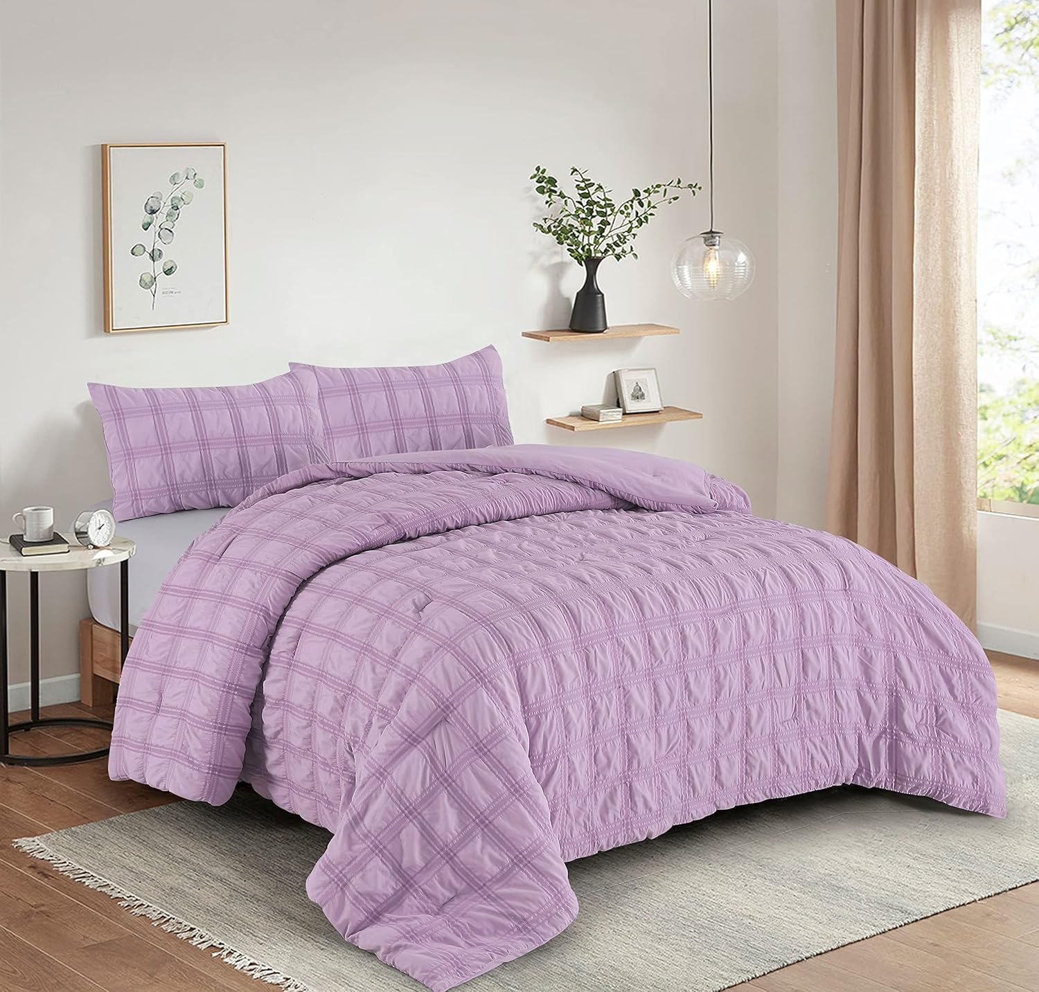 Swift Home Bedding Comforter Sets, Lightweight 3Piece