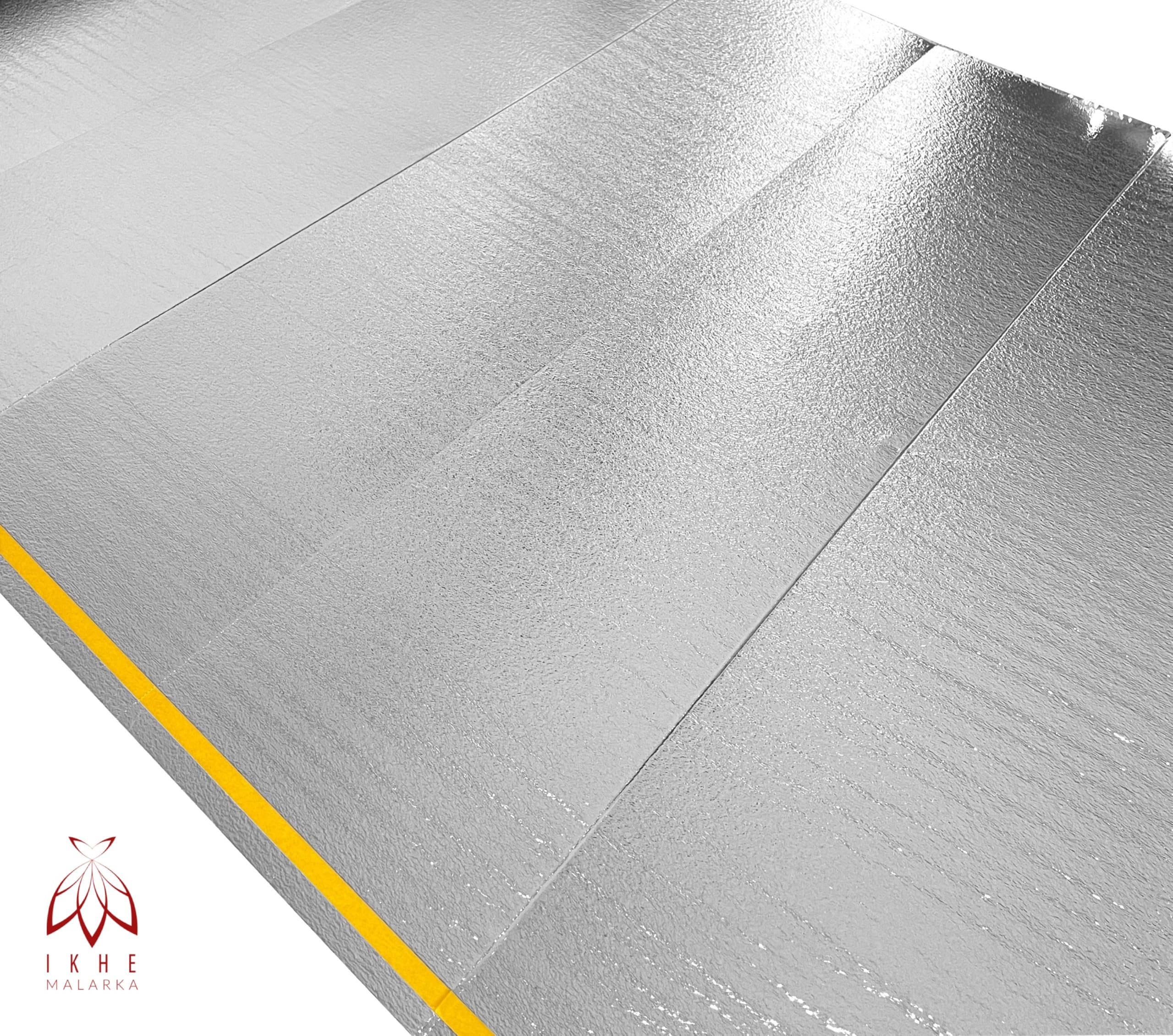 40 m², suelo de vinilo LVT, 1,5 mm, aislamiento acústico, aislamiento térmico, aislamiento acústico ≤ 400 kPa (10 m² x 4)