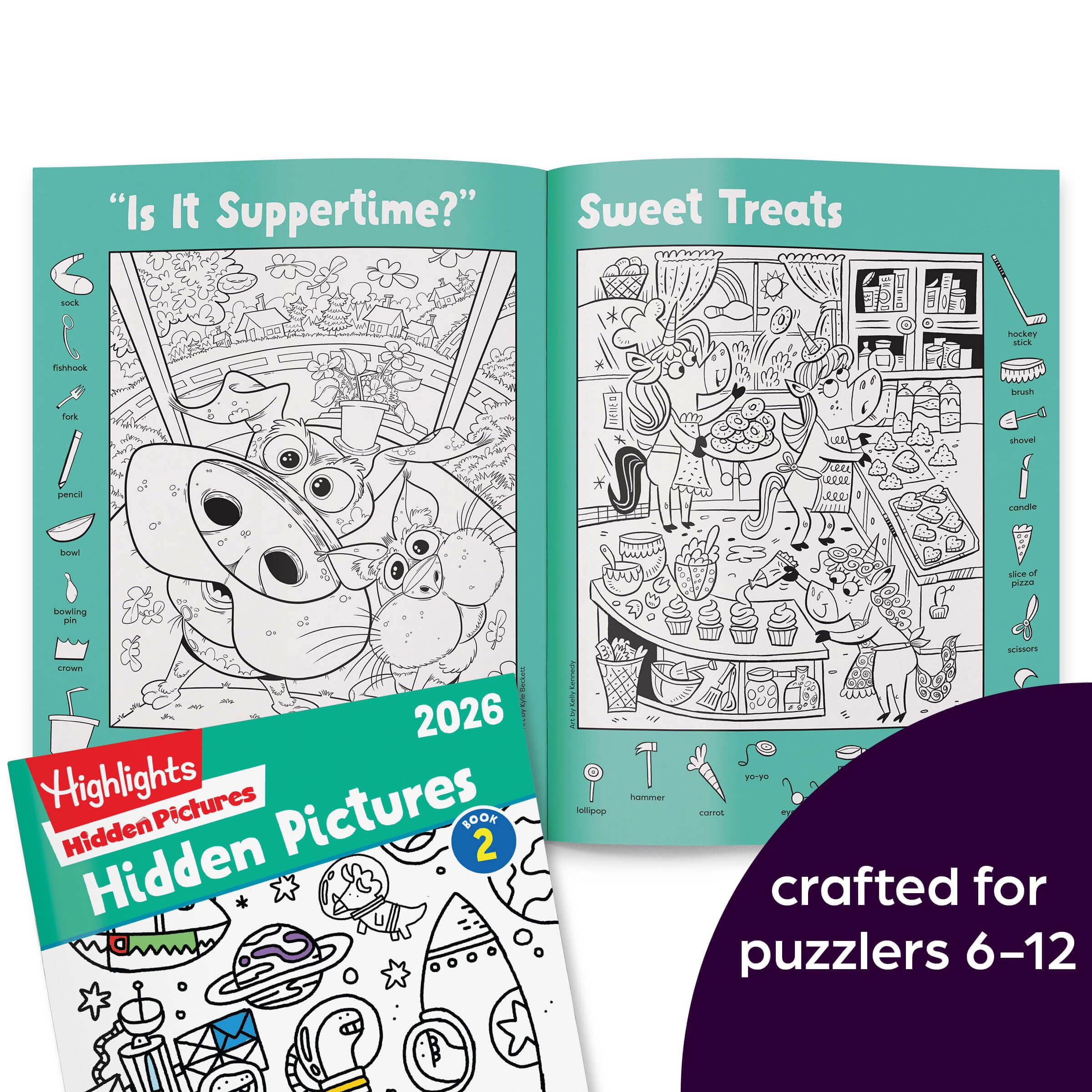 Amazon.co.jp: ハイライト Hidden Pictures 2026年 アクティビティ